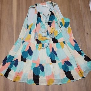 THML sleeveless top women's size large